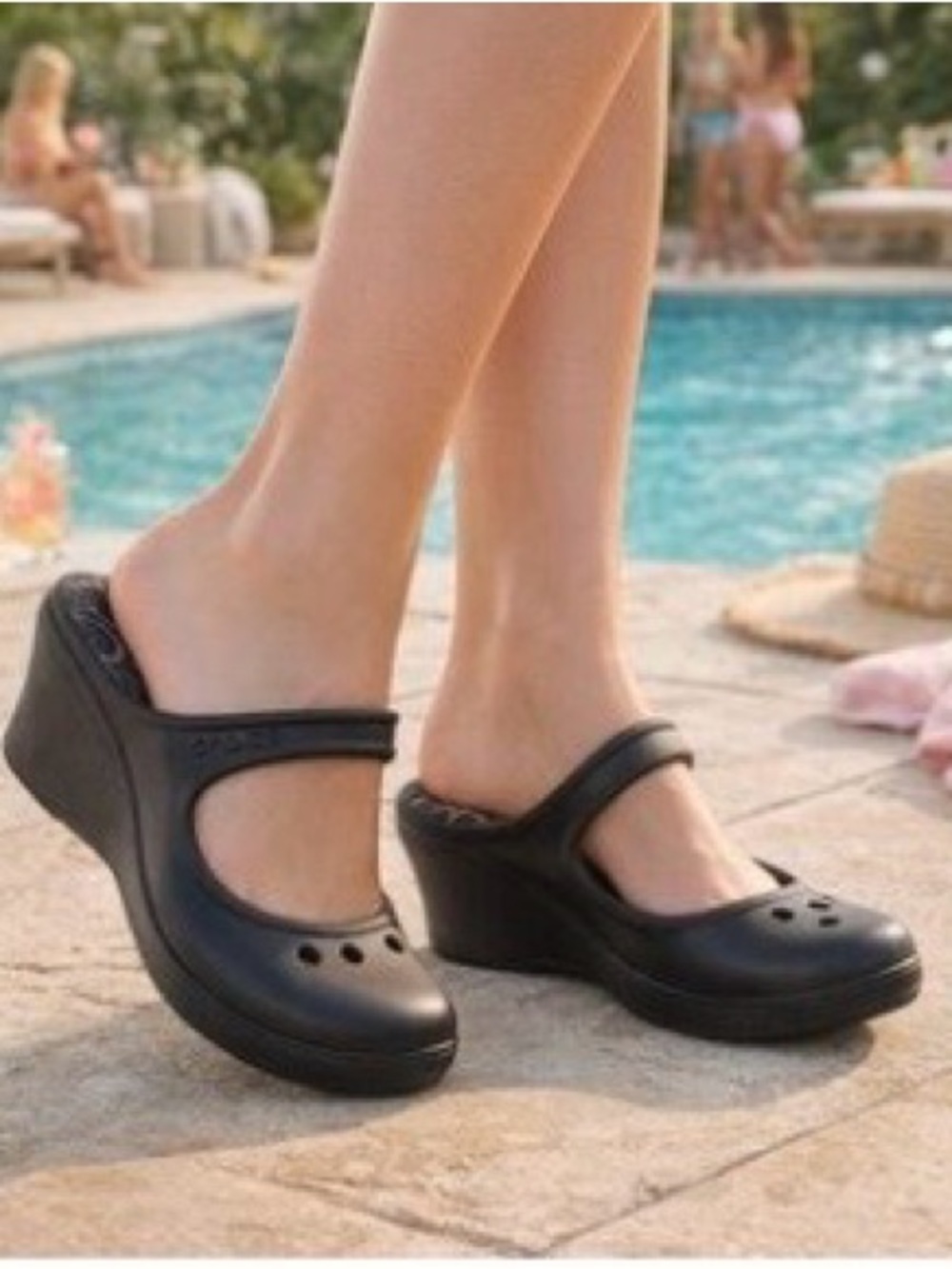 Crocs Frances Wedge Mules